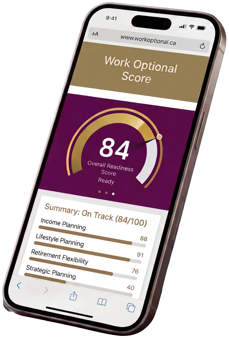 Work Optional Score result of 84 on a phone screen